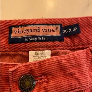 Men’s Nantucket red vineyard vines corduroys